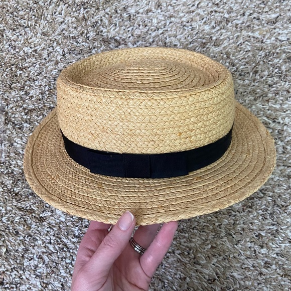 Cubavera Accessories - 3/$15 flat pork pie fedora straw woven hat ribbon
